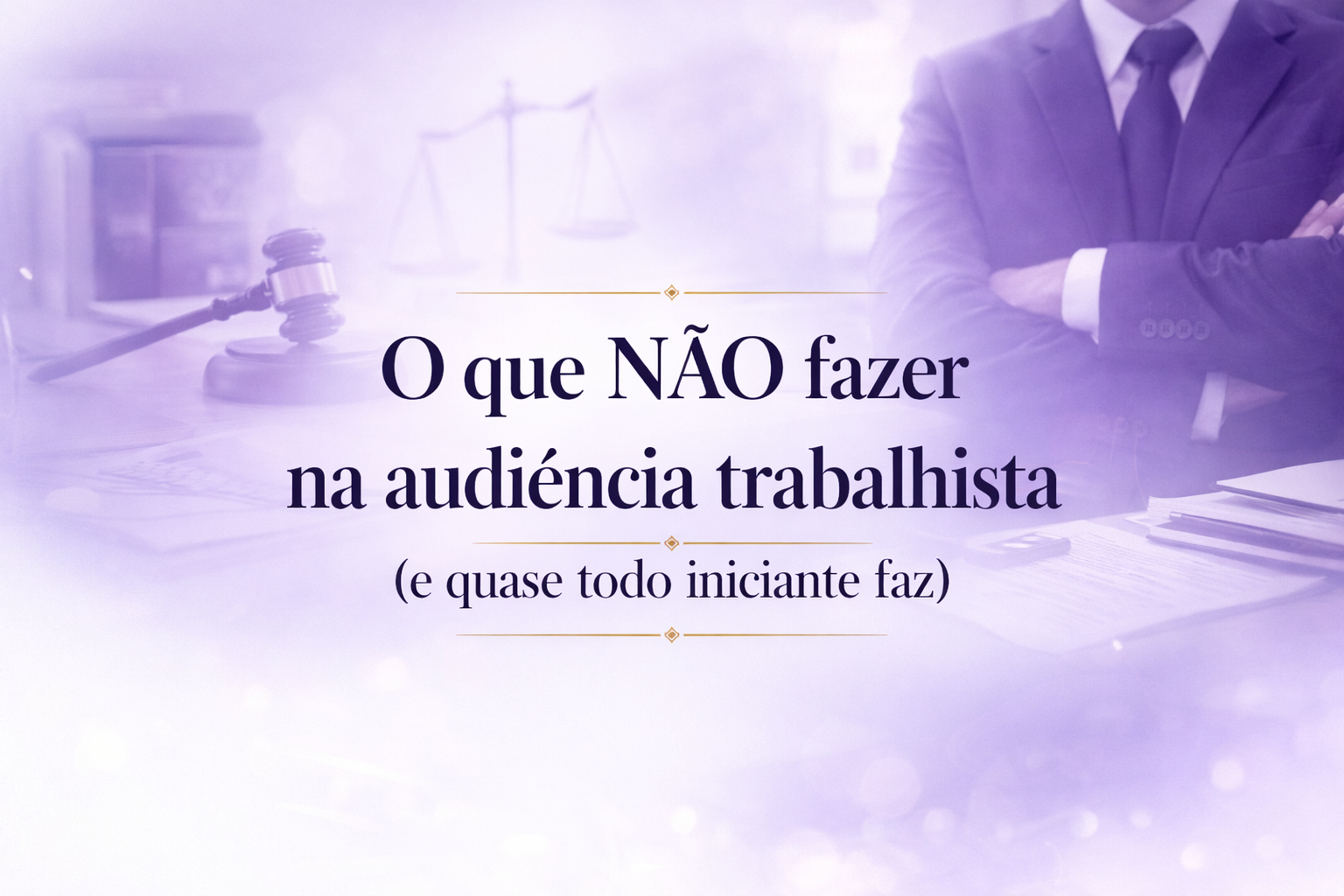 Audiência Trabalhista: Os erros mais comuns de iniciantes